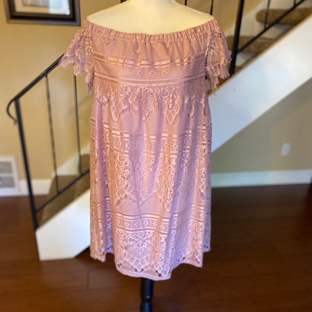 📍Fire Los Angeles Off The Shoulder Dress Size Med